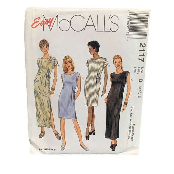 McCalls 2117 Dress Sewing Pattern Sizes 8-12 Easy Petite-Able - Picture 1 of 2